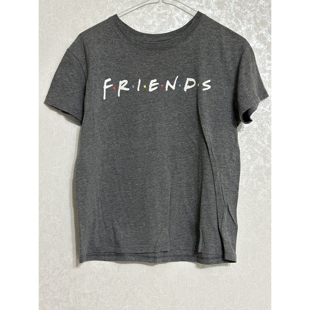 Friends TV Show Television Series Solid Gray Short‎ Sleeve Novelty T-Shirt S